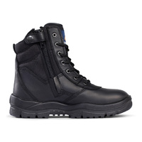 Mongrel Non-Safe High Leg Zipsider Boot Black Size AU/UK 3 (US 4)