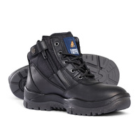 Mongrel Non-Safe Zipsider Boot Black Size AU/UK 3 (US 4)