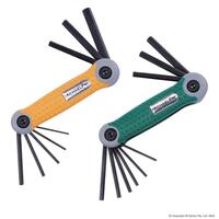 Michael Pro Folding Imperial & Metric Hex Key Set MP001007