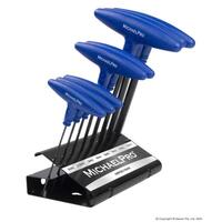 Michael Pro Metric T-Handle Ball End Hex Key Set MP001042