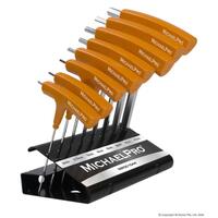 Michael Pro Imperial T-Handle Ball End Hex Key Set MP001044