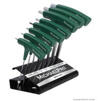 Michael Pro Metric Two-Way T-Handle Ball End Hex Key Set MP001045