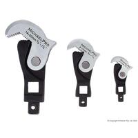 Michael Pro Set of 3 Auto Adjusting Crowfoot Wrench Adapters MP001205
