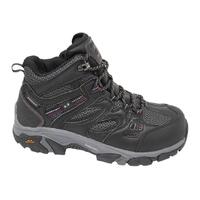 Magnum X-T Boron Mid CT SZ WP Women's Work Safety Boots Size AU/US 5 (UK 3) Colour Black/Purple
