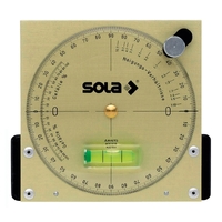 Sola Inclinometer 14.5cm with Aluminium plate NAM13