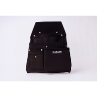 Buckaroo 3 Pocket Form Work Nail Bag - Black NBF3B