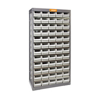 Geiger 60 Drawer Steel Plate Parts Cabinet NHD560