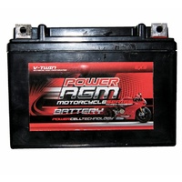 Power AGM 12V 6.5AH 125CCAs Motorcycle Battery