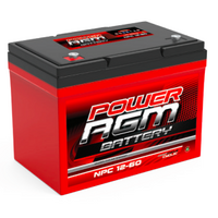 12V 60Ah Agm Deep Cycle Battery