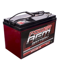 12V 135Ah Amp Hour Agm Battery Sla 12 Volt Deep Cycle Dual Solar Caravan Camper