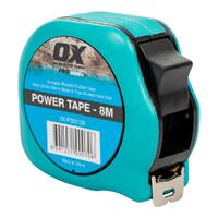OX Professional 8m Duragrip Metric Tape Measure OX-P020108