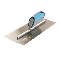 OX Pro 127mm x 356mm Golden Steel Finishing Trowel OX-P407314