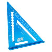 OX Professional 300mm Aluminium Rafters Square OX-P506530