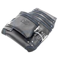 OX Trade Black Leather 8 Pocket Tool Pouch OX-T265603
