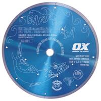 OX UCT 4" Cont. Rim Diamond Blade - Ceramics OX-UCT-4