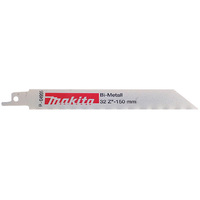 Makita 150mm 32tpi Reciprocating Blade Bi-Metal (5pk) P-04955