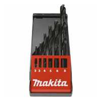 Makita 6 Piece 2-8mm HSS G-Series Metal Drill Bit Set - Performance P-23743
