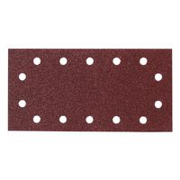 Makita 150# 1/2" Sand Paper Sheet Brown Punched (10pk) P-33059