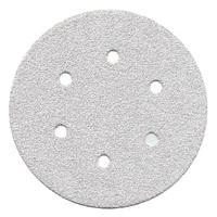 Makita 150mm 40# Sanding Disc White Hook & Loop 6 Hole (10pk) P-37655