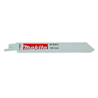Makita 150mm 8tpi Reciprocating Blade Bi-Metal - M-Tooth (5pk) P-45680