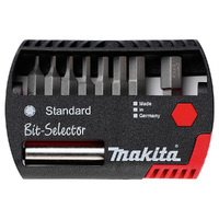 Makita 9 Piece X-Selector Standard Hex Screwdriver Bits P-53774