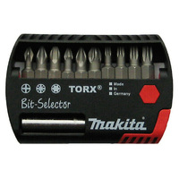 Makita 11 Piece X-Selector Standard Screwdriver Bits P-54053