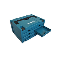 Makita 6 Draw Bit Box Storage Case Makpac 3 P-84333