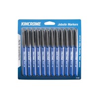 Kincrome Black Fine Permanent Marker - 12 Pack P11801