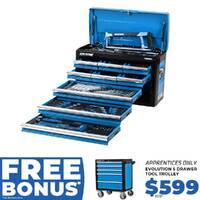 Kincrome 222 Piece 9 Drawer 26" EVOLUTION Chest Tool Kit P1704