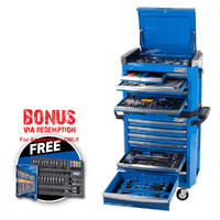 Kincrome Contour Tool Workshop 242 Piece 12 Drawer 1/4, 3/8 & 1/2" Drive P1805