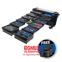 Kincrome 494 Piece 12 Drawer Contour Trolley Kit P1816MB