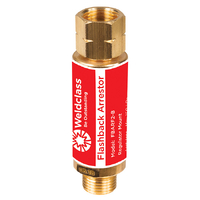 Weldclass Regulator/Fuel AS4603 Flashback Arrestor P4-FBARF2