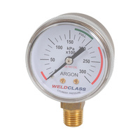 Weldclass Argon HP (0-30,000 kpa) Regulator Gauge P4-HPARG
