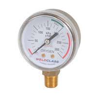 Weldclass Oxy HP (0-30,000 kpa) Regulator Gauge P4-HPOXG