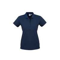 Ladies Shadow Polo Carbon Blue 10