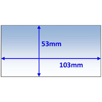 Weldclass 103 x 53mm 5pk Lens Inner (suits SpeedGlas 9000x) P7-CL10353/5