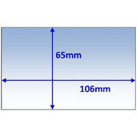 Weldclass 106 x 65mm 5pk Lens Inner (suits Unimig RWZ) P7-CL10665/5