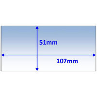 Weldclass 107 x 51mm 5pk Lens Inner (suits Various) P7-CL10751/5