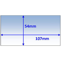 Weldclass 107 x 54mm 5pk Lens Inner (suits Promax 300) P7-CL10754/5