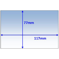 Weldclass 117 x 77mm 5pk Lens Inner (suits S/G 9100xx) P7-CL11777/5