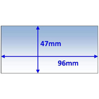 Weldclass 96 x 47mm 5pk Lens Inner (suits W/Mast WH1000) P7-CL9647/5
