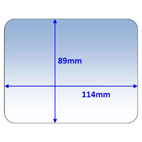 Weldclass 114 x 89mm 10pk Lens Outer (suits Cig Weldskl) P7-CLCWS/10