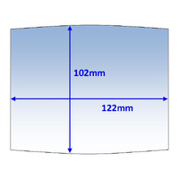 Weldclass 122 x 102mm 10pk Lens Outer (suits Mach2/Wia Blu) P7-CLM2/10