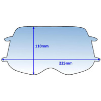 Weldclass 5pk Clear Lens (suit SpeedGlas 9100Fx Visor) P7-CLSG91FXV/5