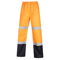 WORKIT Hi-Vis Wet Weather 2 Tone Taped Rain Pants