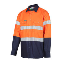 WORKIT Hi-Vis 2 Tone Regular Weight Taped Shirt