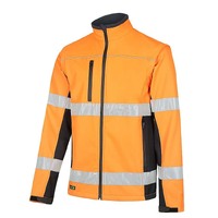 WORKIT Hi-Vis Soft Shell 2 in 1 Biomotion Taped Jacket