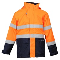 WORKIT VESTAS PPE3 Inherent FR 3 Layer Wet Weather Taped Jacket Orange 2XL