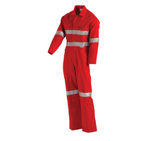 WORKIT Hi-Vis Mid-weight Taped Coverall with YKK 2 Way Nylon Zip 112ST