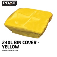 240l Bin Cover Yellow